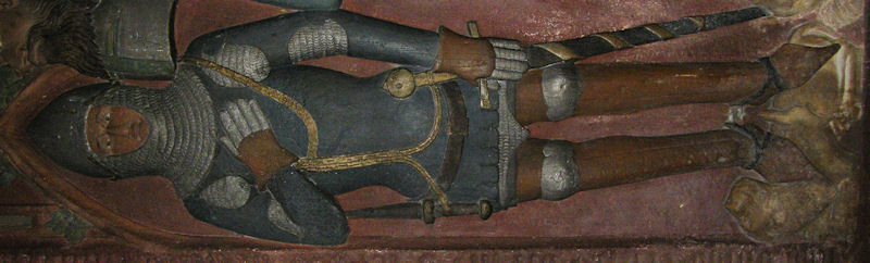 Germany Neckarsteinach - Evangelische Church Hennel Landschad von Steinach 1377 and wife Mia von Sickingen